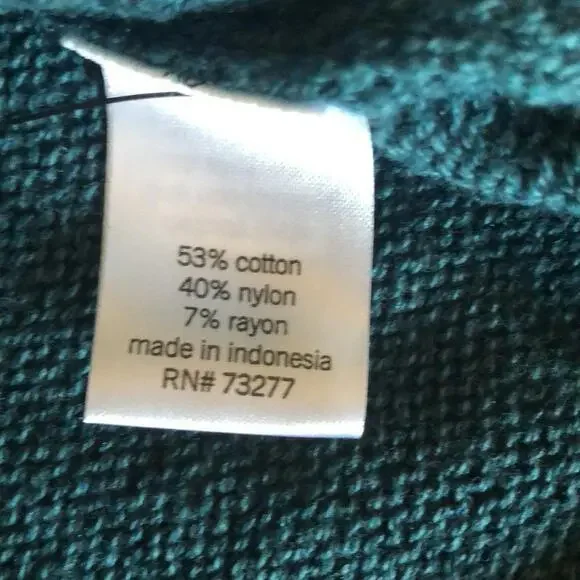 Sonoma Forest Green Long Sleeve Sweater - Size L - Picture 4 of 5